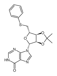 O2',O3'-isopropylidene-S-phenyl-5'-thio-inosine结构式