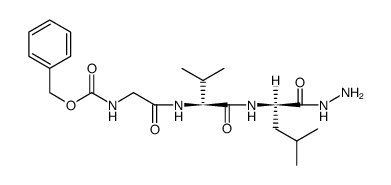 Z-Gly-Val-D-Leu-NHNH2结构式