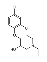 1-(2,4-dichlorophenoxy)-3-(diethylamino)propan-2-ol Structure
