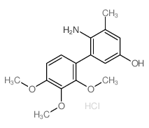 4-amino-3-methyl-5-(2,3,4-trimethoxyphenyl)phenol Structure