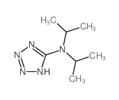 N,N-dipropan-2-yl-2H-tetrazol-5-amine Structure