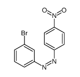 (3-bromophenyl)-(4-nitrophenyl)diazene Structure