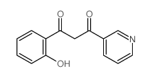 1-(2-hydroxyphenyl)-3-pyridin-3-yl-propane-1,3-dione结构式
