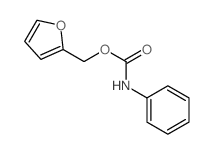 2-Furanmethanol,2-(N-phenylcarbamate) structure