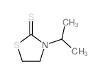 3-Isopropylthiazolidine-2-thione Structure