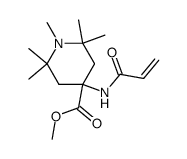 4-acrylamido-4-methoxycarbonyl-1,2,2,6,6-pentamethylpiperidine Structure