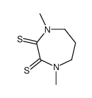 1,4-Diazepine-2,3-dithione, 1,4-dimethyl-perhydro- structure