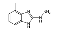 2H-Benzimidazol-2-one,1,3-dihydro-4-methyl-,hydrazone(9CI)结构式