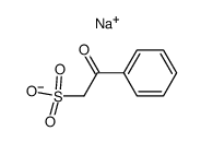 α-acetophenonesulfonic acidsodium salt Structure