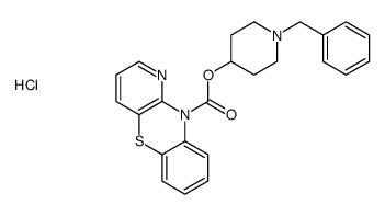 (1-benzylpiperidin-4-yl) pyrido[3,2-b][1,4]benzothiazine-10-carboxylate,hydrochloride结构式
