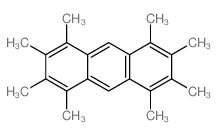 Anthracene,1,2,3,4,5,6,7,8-octamethyl- Structure