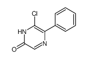 6-chloro-5-phenyl-1H-pyrazin-2-one结构式