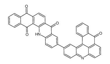 10-(9-Oxo-9H-naphth(3,2,1-kl)acridin-2-yl)naphth(2,3-c)acridine-5,8,14 (13H)-trione结构式
