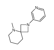 5-methyl-2-pyridin-3-yl-2,5-diazaspiro[3.5]nonane结构式