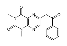 1,3-dimethyl-6-phenacylpteridine-2,4-dione结构式