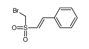 2-(bromomethylsulfonyl)ethenylbenzene Structure