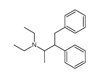 N,N-diethyl-1-methyl-2,3-diphenyl-propylamine Structure