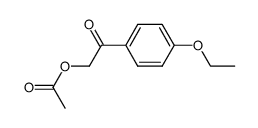 2-acetoxy-1-(4-ethoxy-phenyl)-ethanone Structure