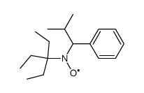 N-(1,1-diethylpropyl)-α-(1-methylethyl)benzenemethanamine-N-oxyl Structure