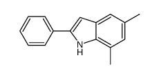 5,7-dimethyl-2-phenyl-1H-indole Structure