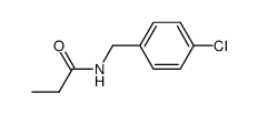 PROPANAMIDE, N-[(4-CHLOROPHENYL)METHYL]- structure