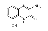 3-氨基-8-羟基-2(1H)-喹噁啉酮结构式