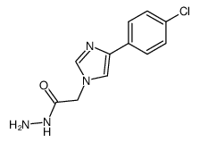 2-(4-(4-chlorophenyl)-1H-imidazol-1-yl)acetohydrazide Structure