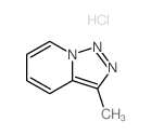 [1,2,3]Triazolo[1,5-a]pyridine,3-methyl-, hydrochloride (1:1) Structure
