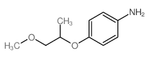 4-(2-甲氧基-1-甲基乙氧基)-苯胺结构式