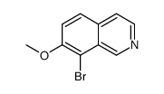 8-Bromo-7-methoxyisoquinoline structure