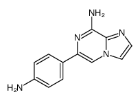 6-(4-aminophenyl)imidazo[1,2-a]pyrazin-8-amine结构式