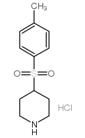 4-[(4-甲基苯基)磺酰基]哌啶盐酸盐结构式