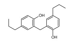 2-[(2-hydroxy-5-propylphenyl)methyl]-4-propylphenol结构式