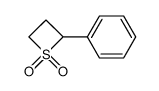 2-phenylthiaetane-S,S-dioxide Structure
