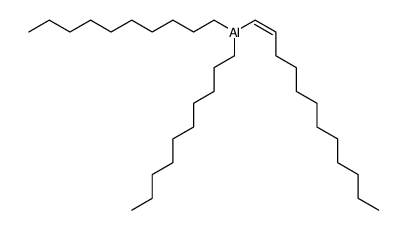 (E)-didecyl(dodec-1-enyl)aluminium结构式