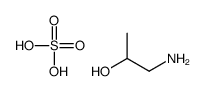 1-aminopropan-2-ol,sulfuric acid Structure
