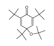 2,4,6-tri-tert-butyl-4-tert-butoxy-2,5-cyclohexadienone Structure