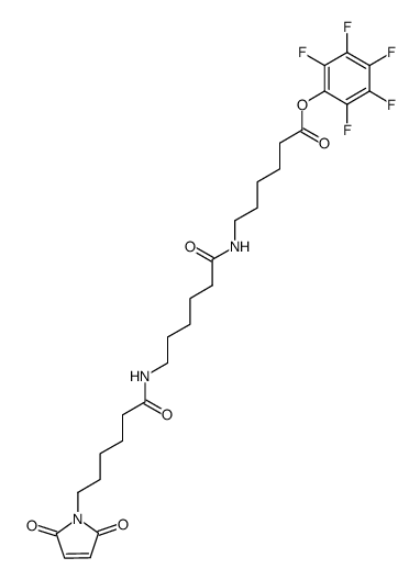 pentafluorophenyl 6-(6-(6-maleimidohexanamido)hexanamido)hexanoate结构式