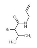 Butanamide,2-bromo-3-methyl-N-2-propen-1-yl- structure