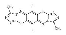 [1,2,4]Triazolo[4,3-b]-1,2,4-triazolo[3',4':2,3][1,3,4]thiadiazino[5,6-g][4,1,2]benzothiadiazine,6,13-dichloro-3,10-dimethyl- picture