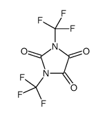 1,3-Bis(trifluoromethyl)imidazolidinetrione结构式