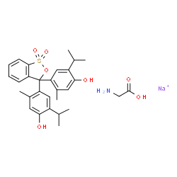 GLYCINE THYMOL BLUE SODIUM结构式