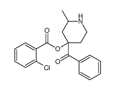 (4-benzoyl-2-methylpiperidin-4-yl) 2-chlorobenzoate Structure