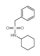 Benzenemethanesulfonamide,N-cyclohexyl- structure