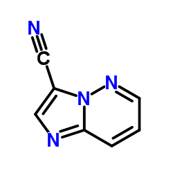 Imidazo[1,2-b]pyridazine-3-carbonitrile结构式