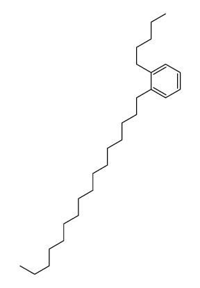 Hexadecylpentylbenzene Structure