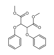 dimethyl 2,3-diphenoxybutanedioate Structure