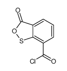 3H-2,1-Benzoxathiole-7-carbonyl chloride, 3-oxo- (9CI) structure