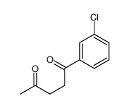 1-(3-chlorophenyl)pentane-1,4-dione结构式