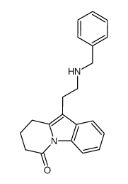 6-oxo-10-(N-benzyl-2-aminoethyl)-6,7,8,9-tetrahydro-pyrido(1,2-a)indole结构式